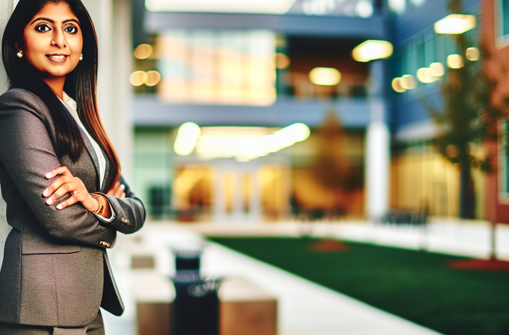 Entrepreneur in downtown New Jersey representing motivation, education, and community leadership