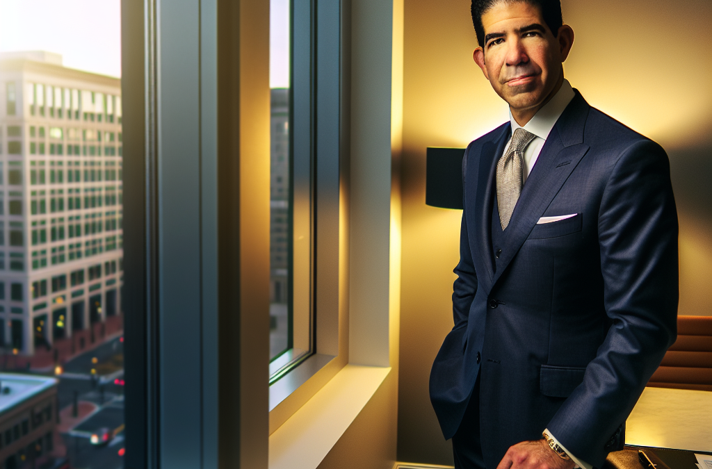 Martin Eagan in a modern New Jersey office reflecting motivation, real estate law, and community leadership