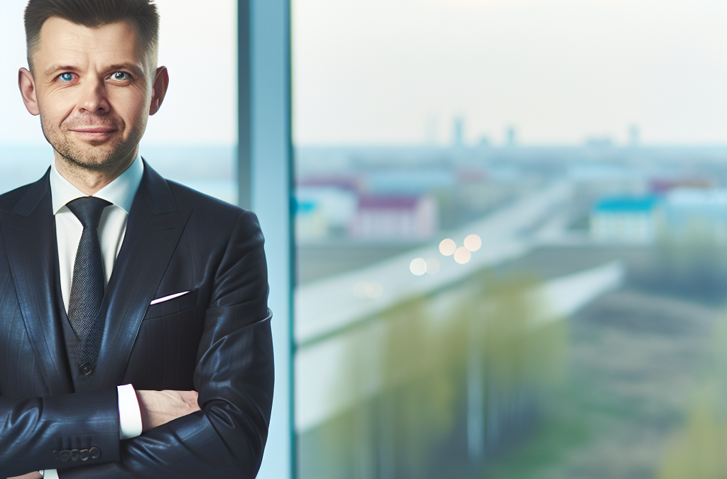 Business leader in a modern office in North Jersey representing motivation, education, and community leadership